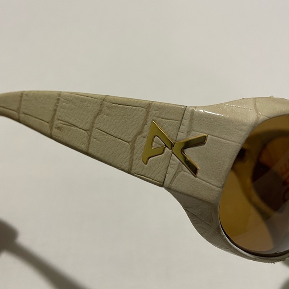 ANON Rufus CROCODILE POLARIZED SUNGLASSES! Unisex Rare Vintage Shades w/ Case! - Picture 3 of 12